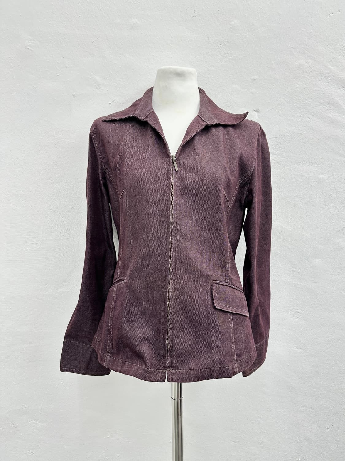 Comme Ca Ism wine zipper jacket 상품이미지3