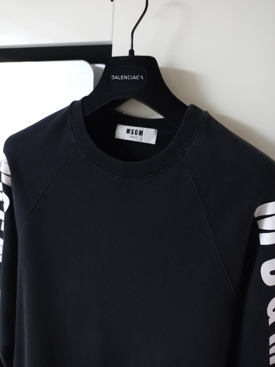 MSGM 밀라노 - 로고 스트라이프 맨투맨 셔츠 상품이미지5