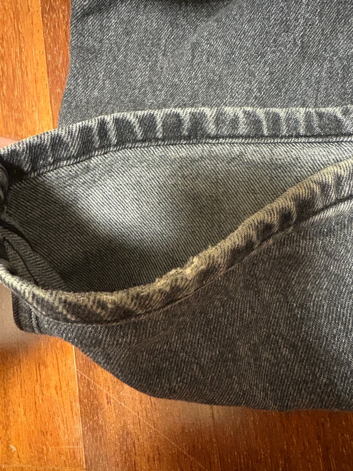 해칭룸 와이드커브드진 2사이즈 상품이미지3