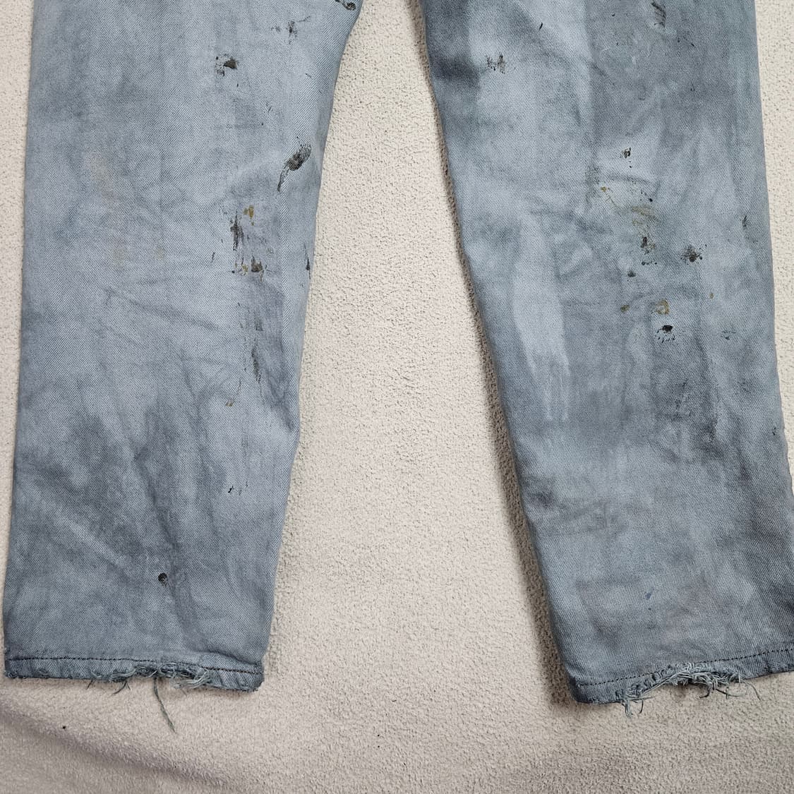 90s 리바이스 페인팅 실버탭 데님 31 32 Made in USA 상품이미지6