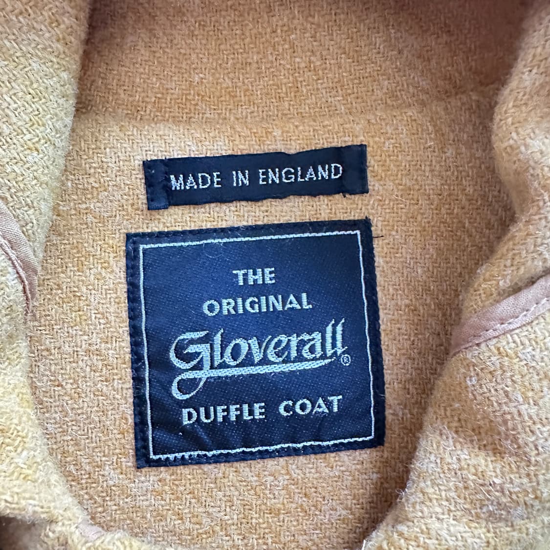 글로버올 오리지널 더플코트 옐로우 영국생산 상품이미지5