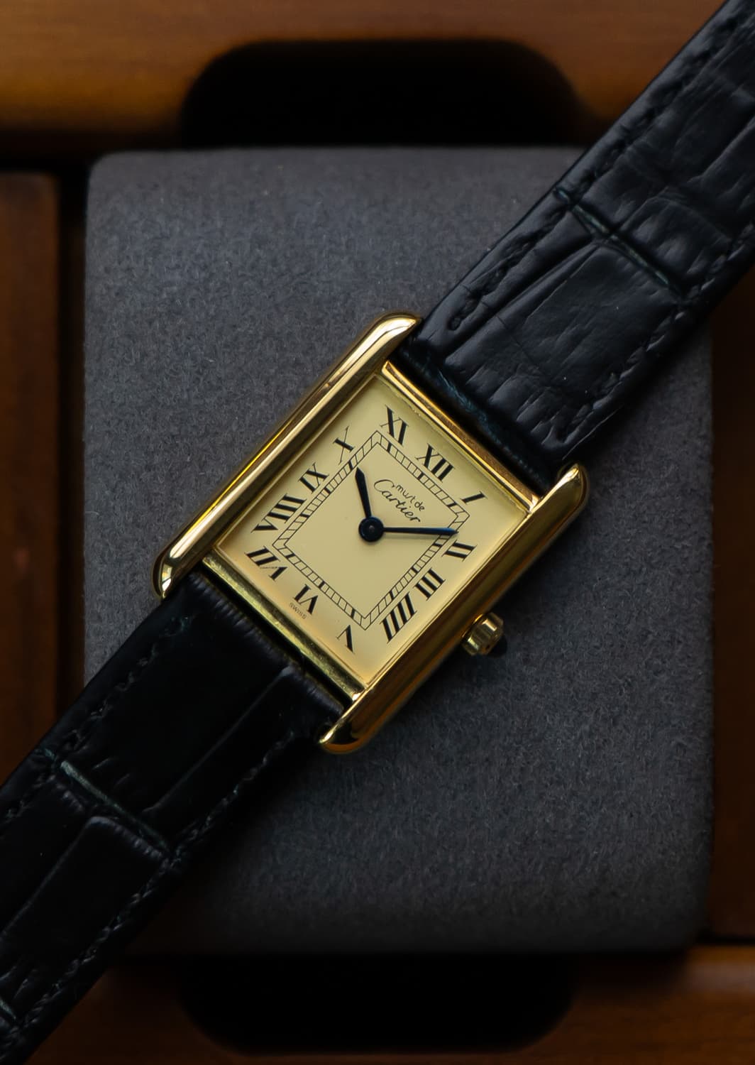 까르띠에 머스트 탱크 sm 쿼츠 빈티지 시계 상품이미지1