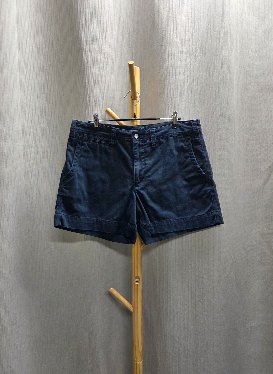 폴로 랄프로렌 여성 33/네이비 반바지 # 상품이미지1