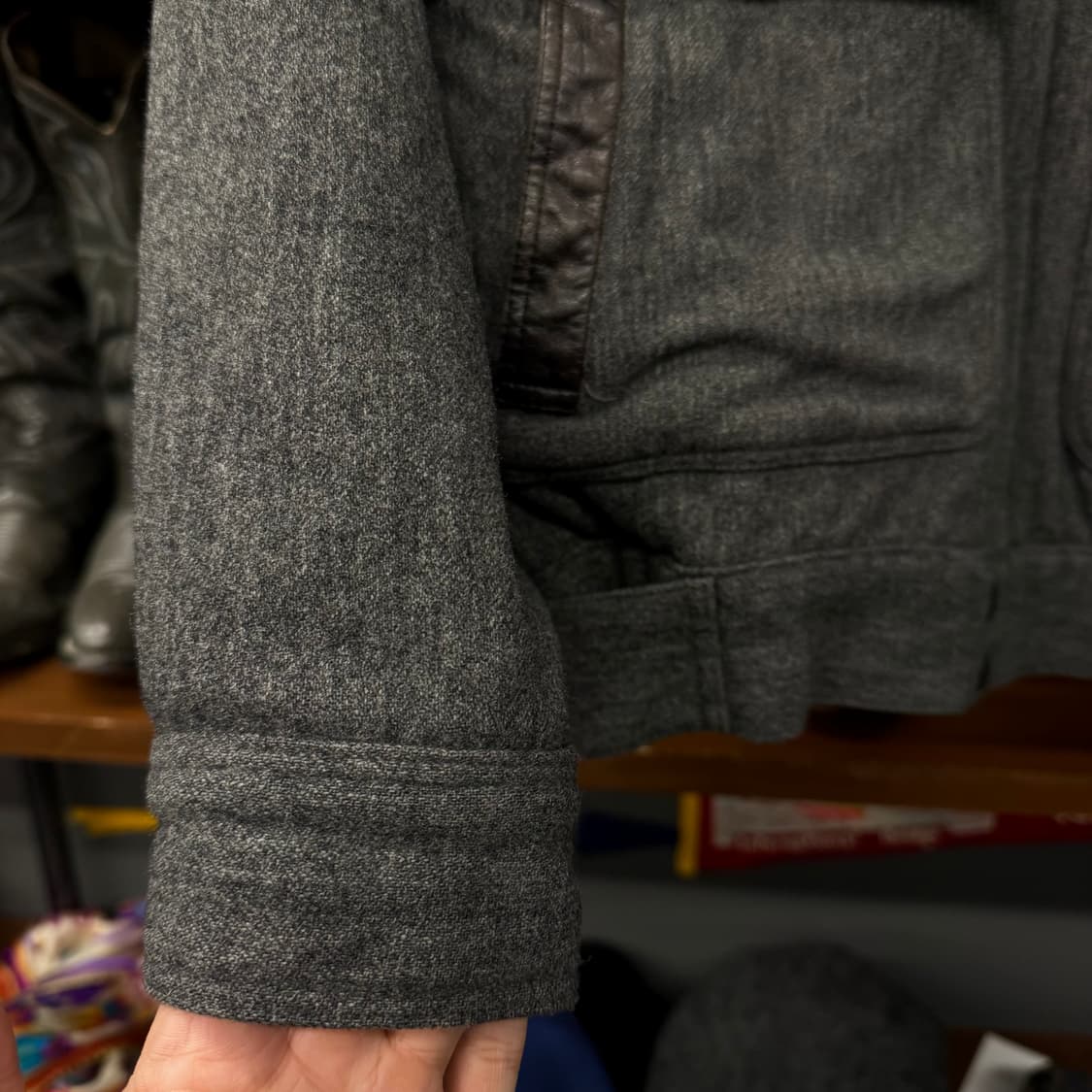 90s PIA SPORT 피아스포츠 패치 와펜 블루종 봄버 자켓 N239 상품이미지5