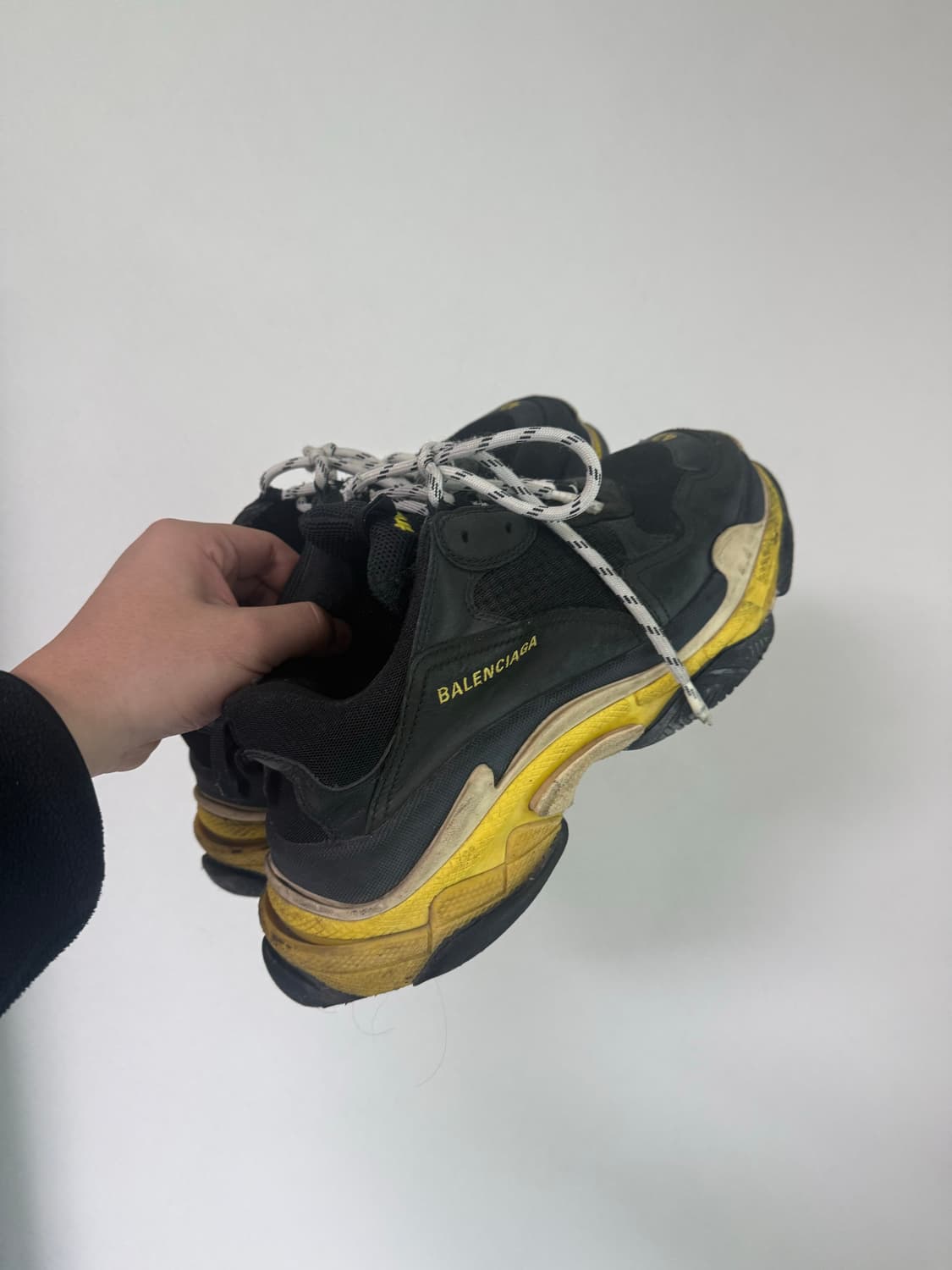 발렌시아가 트리플 S 블랙/옐로우 42 상품이미지3