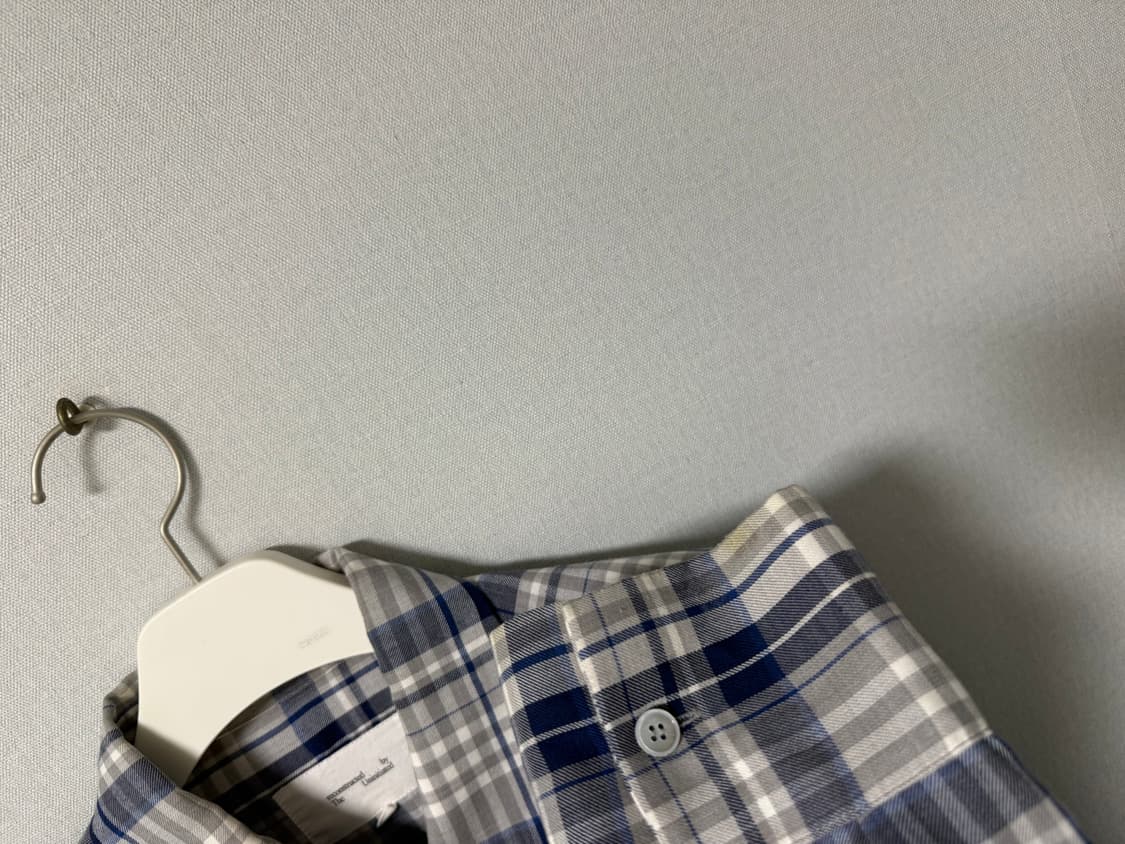 [2] rbu 체크셔츠 그레이 2size 상품이미지6