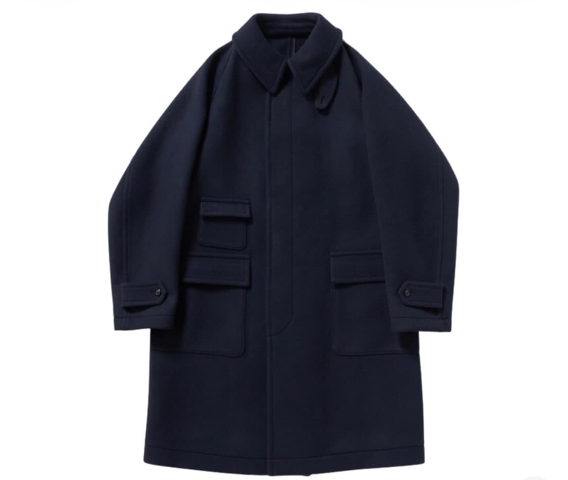 23FW 캡틴선샤인 트레블러 코트 네이비 42 새상품 상품이미지4