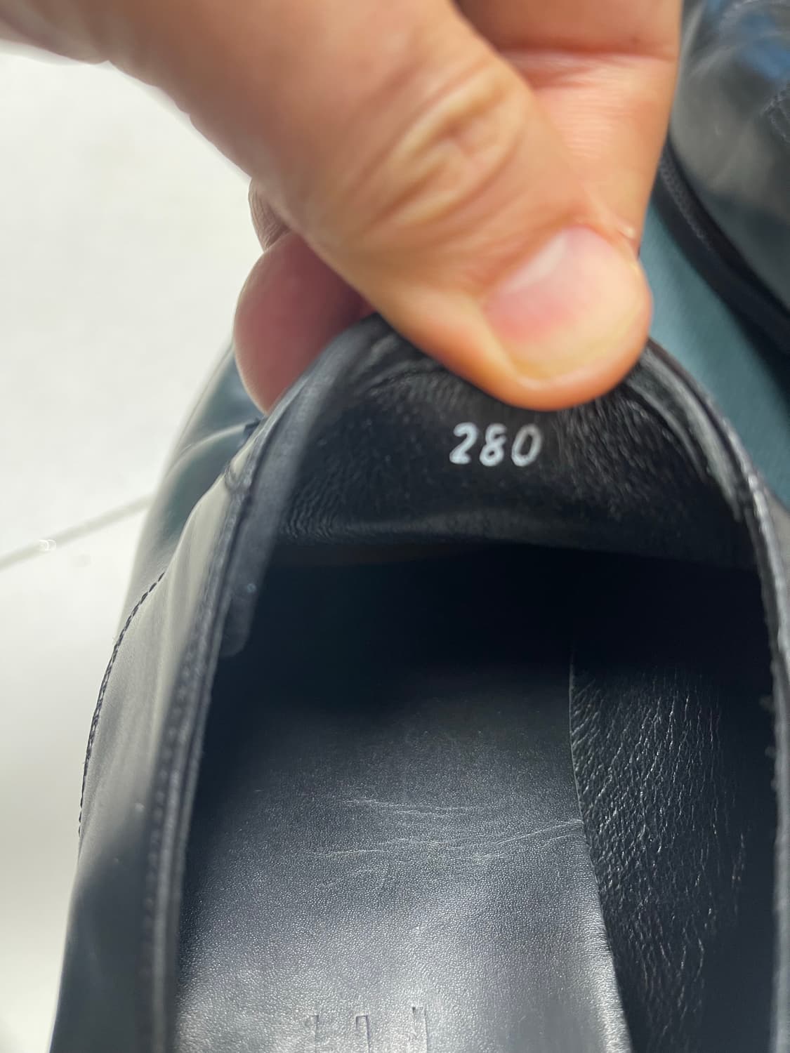 수제화 브랜드 오뷔제(OVJE) 더비 비브람창 블랙 280 상품이미지7