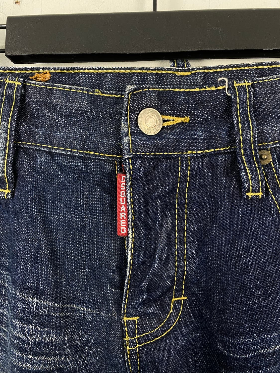 디스퀘어드2 워싱 데님팬츠 청바지 46 <638>  size 허리(단면) 상품이미지4