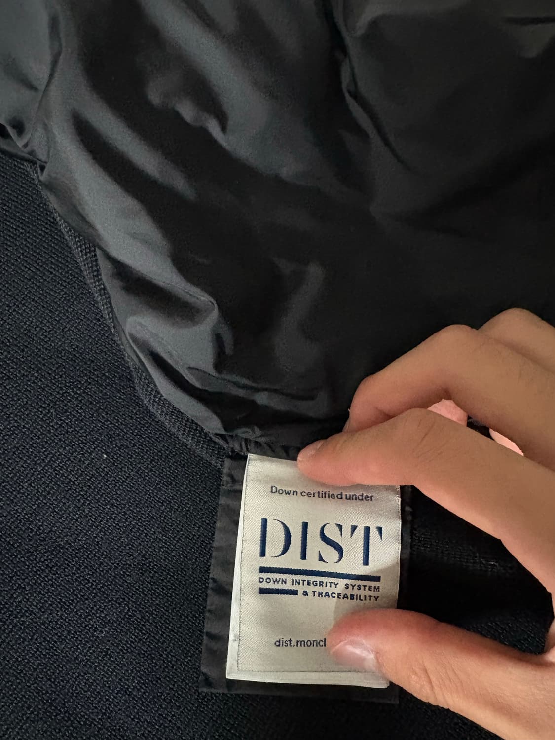 몽클레어 니트패딩 블랙  상품이미지4