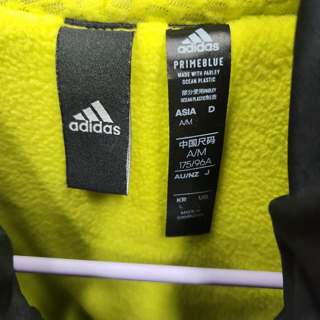 아디다스 후드 바람막이 점퍼 L 상품이미지5