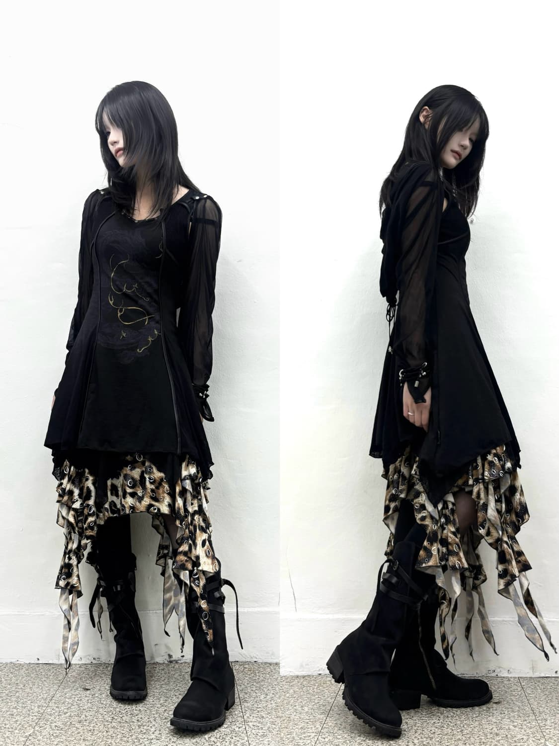 Ozz Croce  gothic oriental detail top 상품이미지1