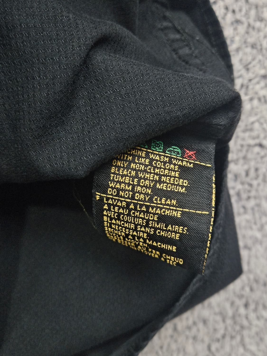 할리데이비슨 버튼다운 포켓 레터링 바이커 셔츠 ( XL ) / 11591 상품이미지10