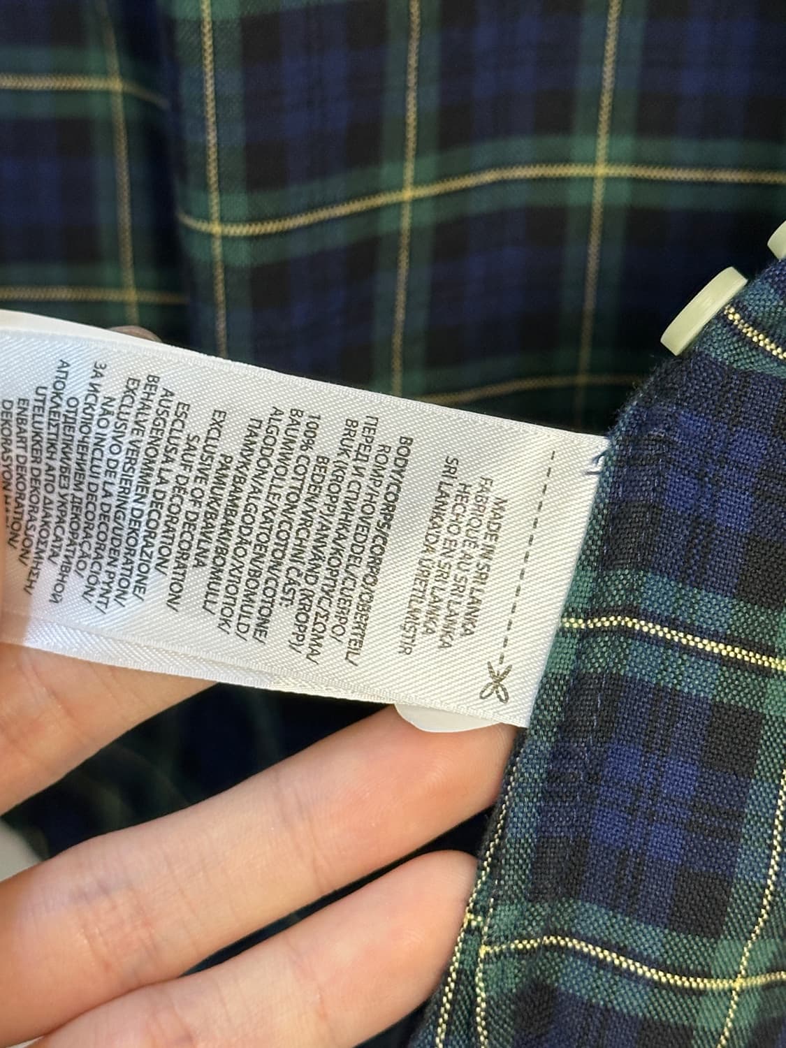 폴로 랄프로렌 클래식핏 타탄 체크 셔츠 상품이미지6