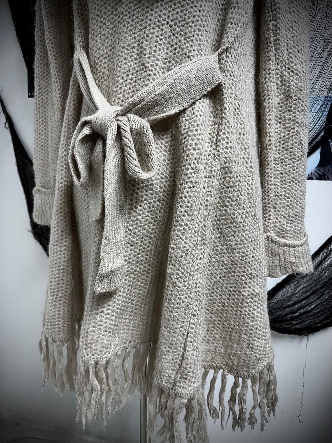 Fairy mood tassle cardigan 상품이미지3