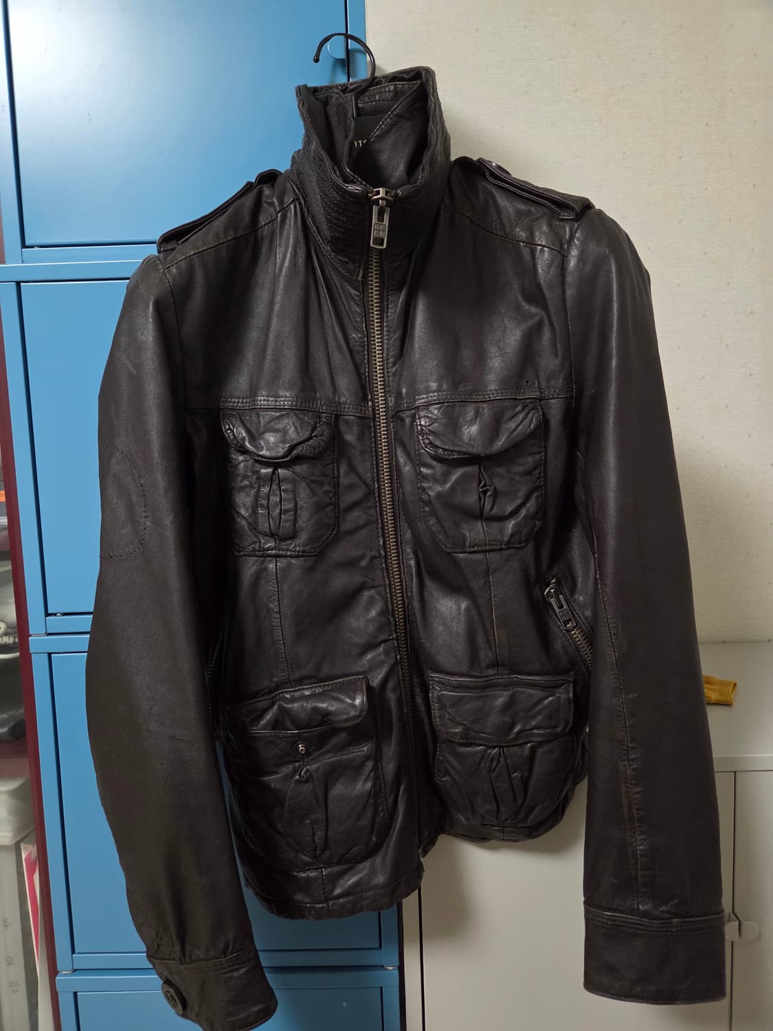 일제 램스킨 레더 자켓 m 상품이미지1