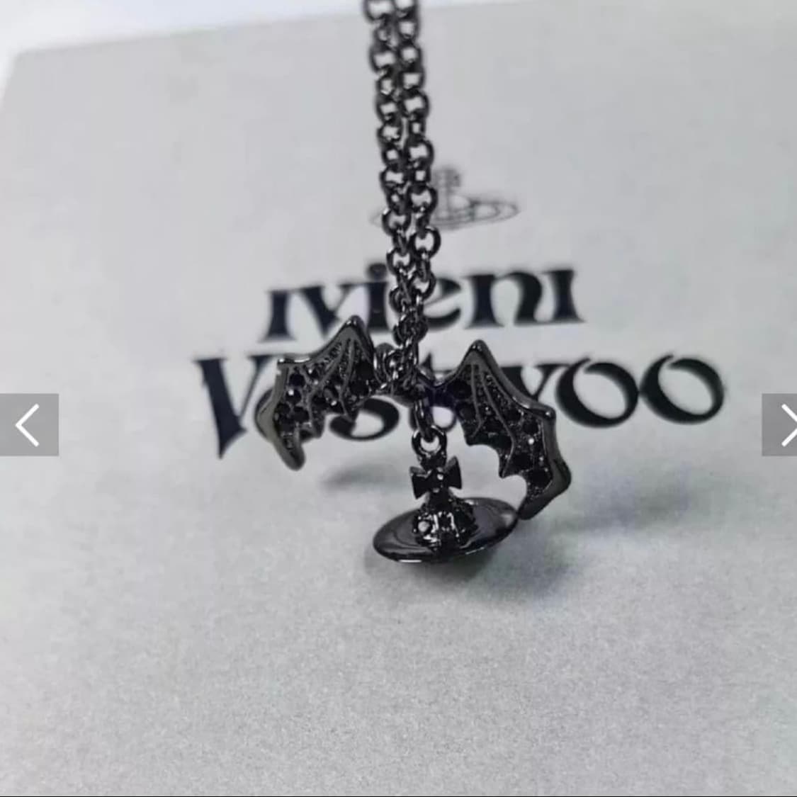 비비안웨스트우드 아카이브 박쥐 날개 orb 팬던트 목걸이 상품이미지2