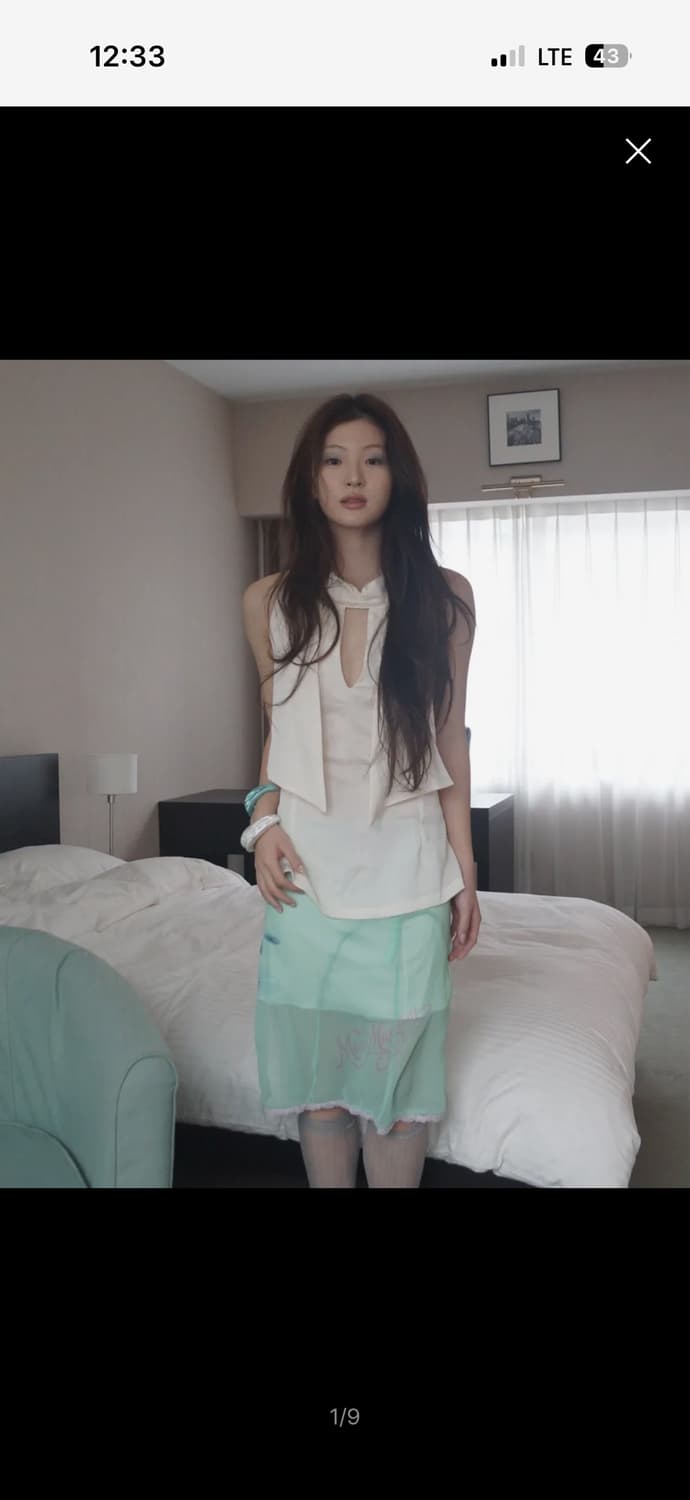 새상품) 뮤즈뮤지엄 블라우스 Halter Oriental Blouse 상품이미지1