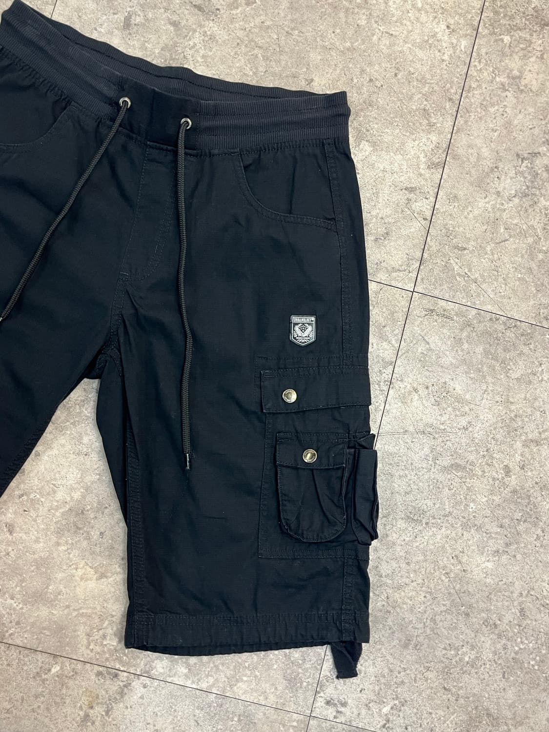 빈티지 밴딩 카고 하프 팬츠 블랙 #csz3565 상품이미지5