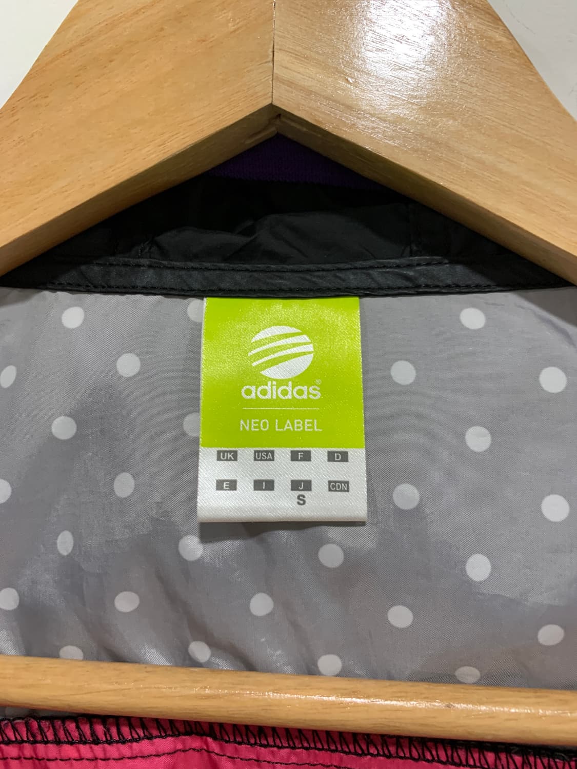 (빈티지)Adidas 아디다스 네오 JPN 도트 땡땡이 윈드브레이커 상품이미지3
