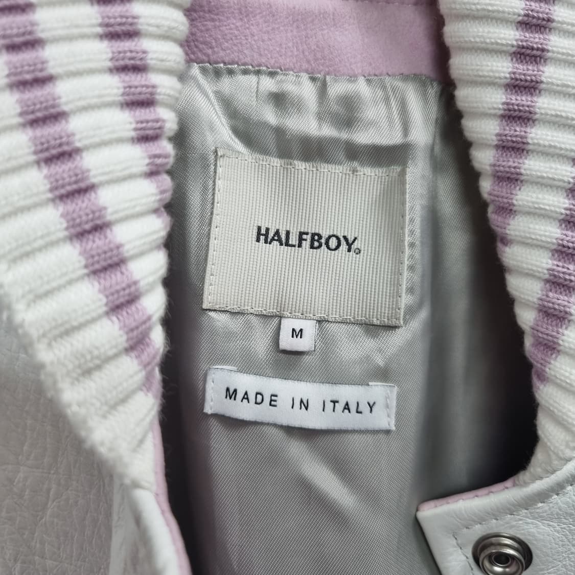 하프보이 halfboy 바시티 가죽자켓 상품이미지3