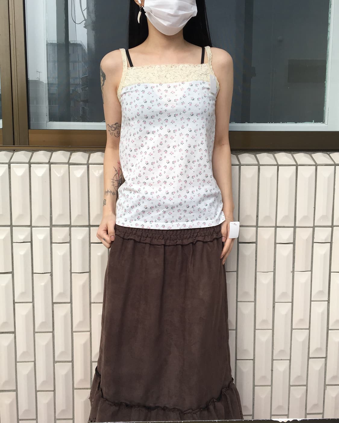 Punching point skirt onepiece 상품이미지4