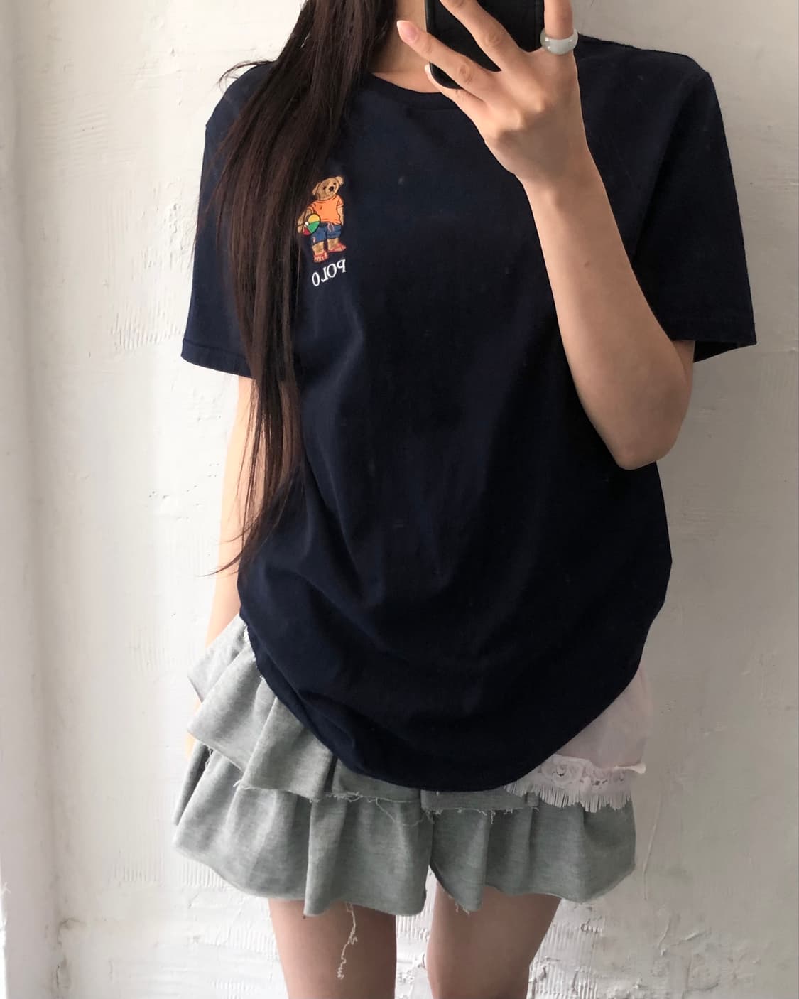 Polo 폴로 랄프로렌 QR신형 비치볼 베어로고 코튼 티셔츠   pric 상품이미지5