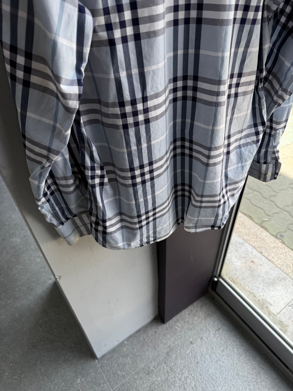 L/ 버버리 노바체크 셔츠 자켓 상품이미지8
