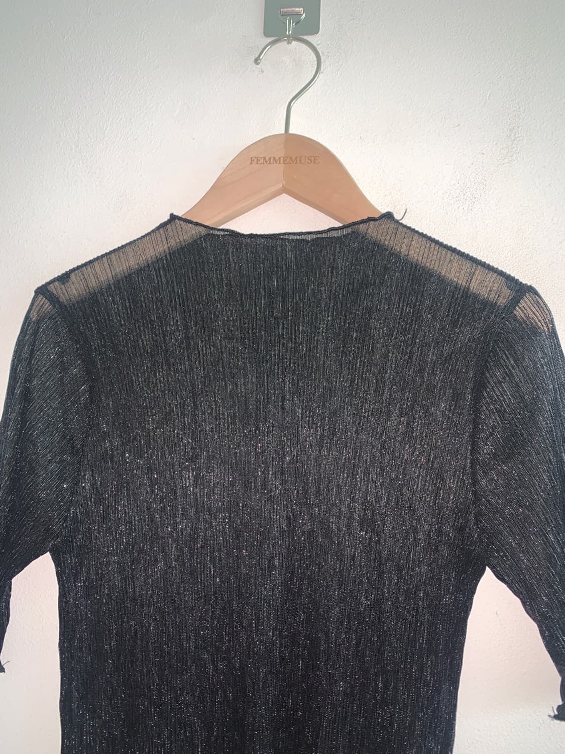 Pleats half neck sleeve t 상품이미지4