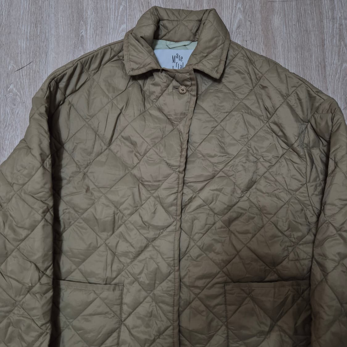 메이트 라이얼 랩 여성 롱 퀼팅 코트 55-66 상품이미지2