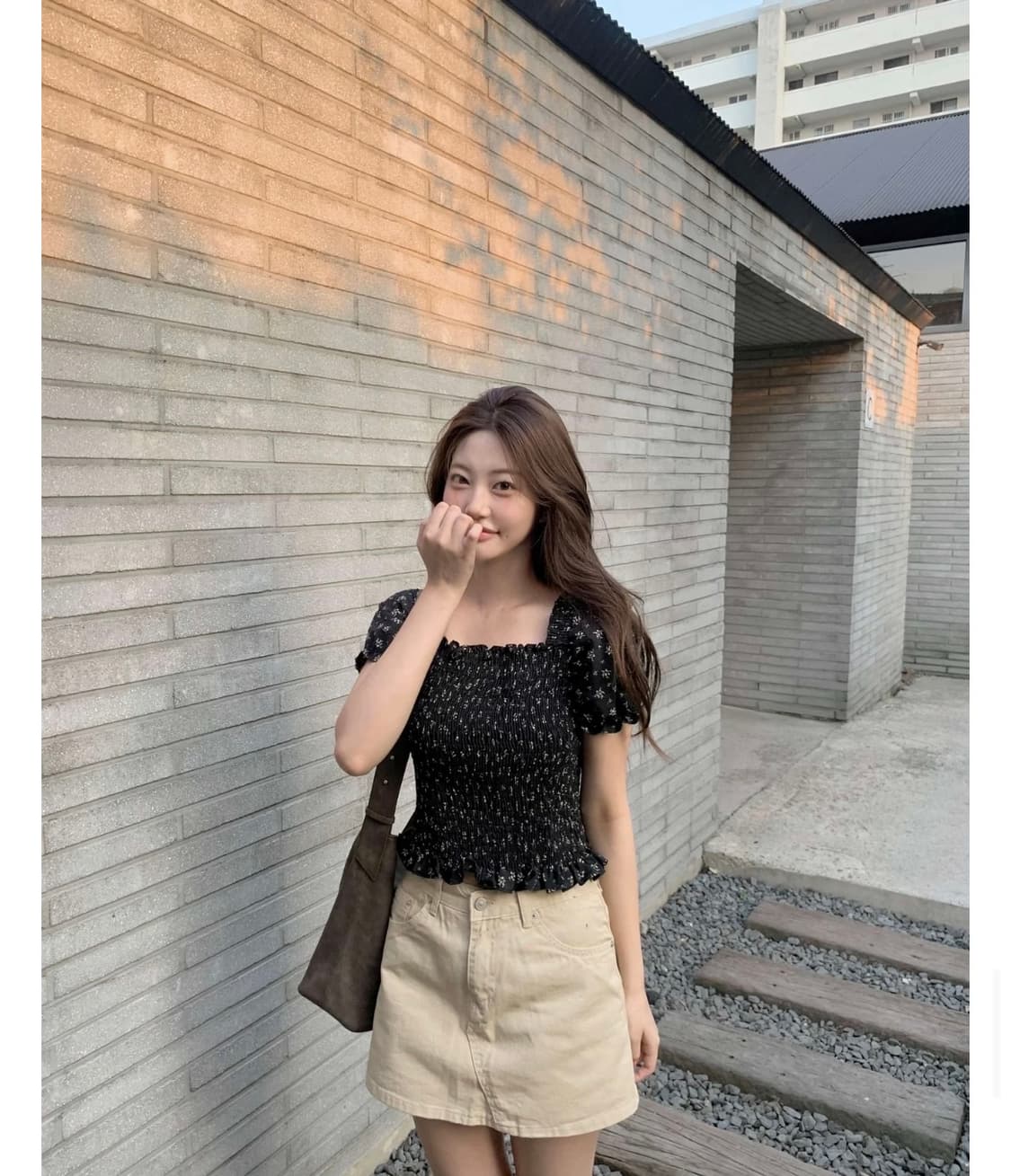 제니오 수지 스모크 블라우스 메이비베이비 상품이미지1