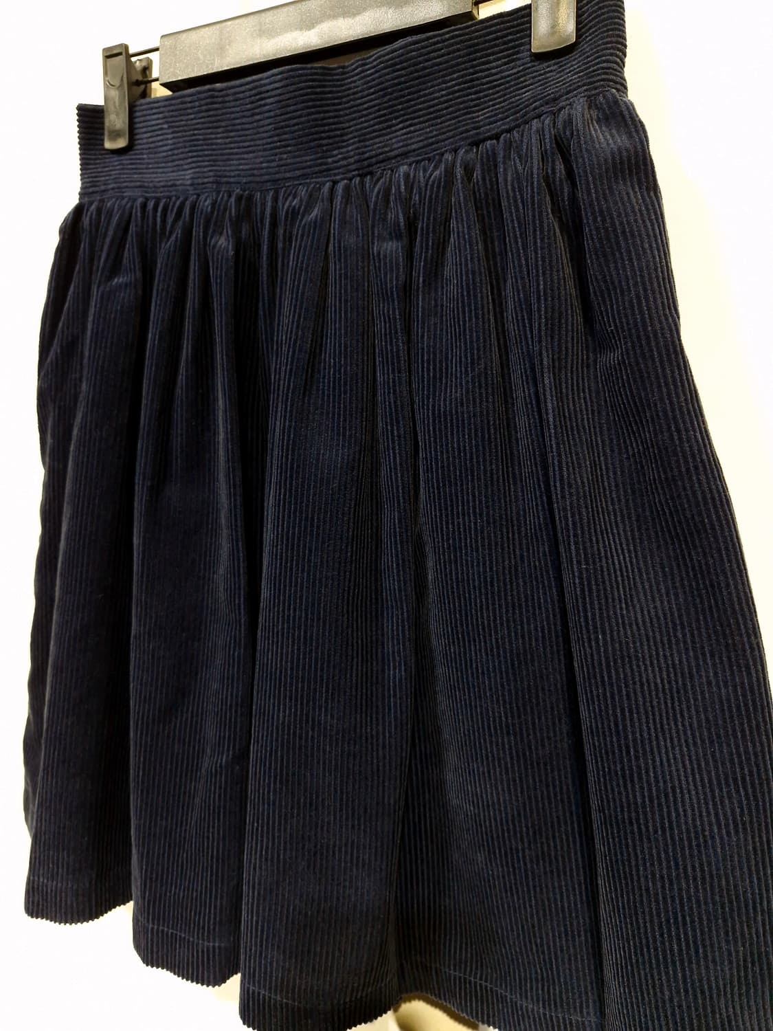 SMOOTHMOOD 스무스무드 코듀로이 스커트 네이비 상품이미지5