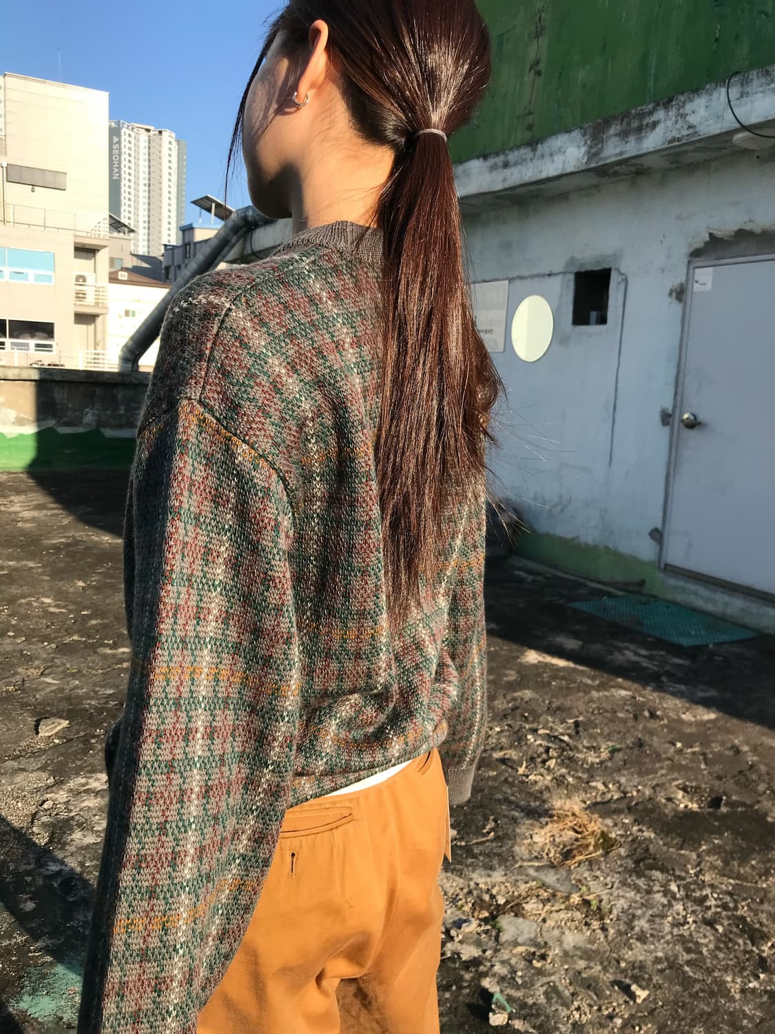 골프 체크 니트  상품이미지5