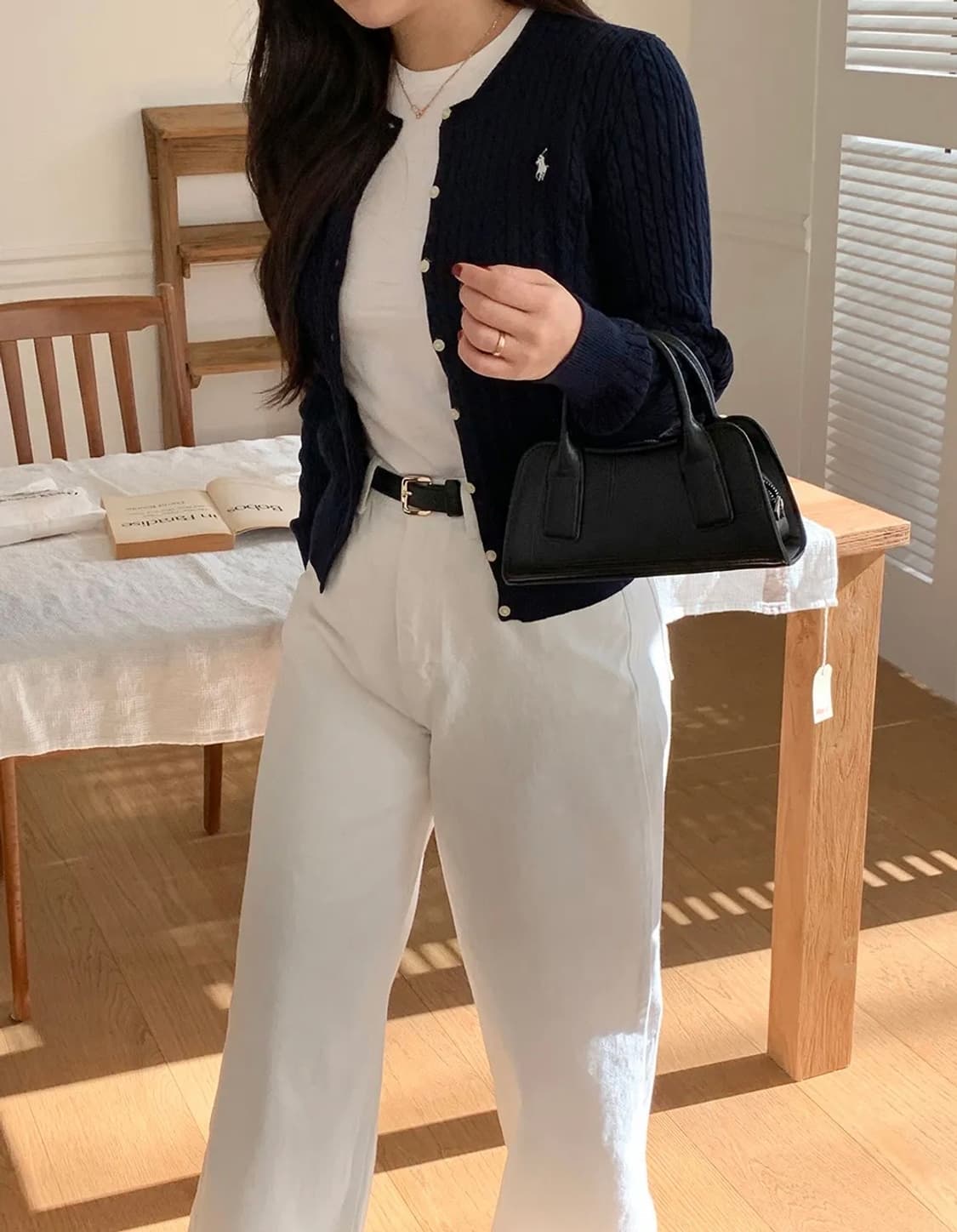 폴로 가디건 걸즈 L 상품이미지3