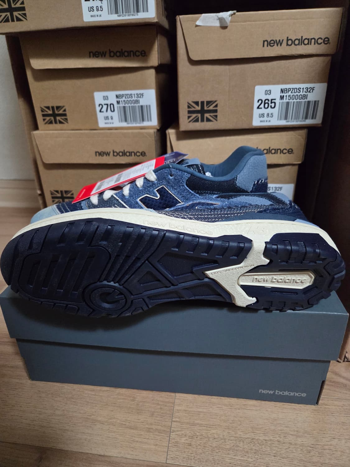 뉴발란스 550 보로팩 BB550J 275사이즈 새상품 상품이미지2