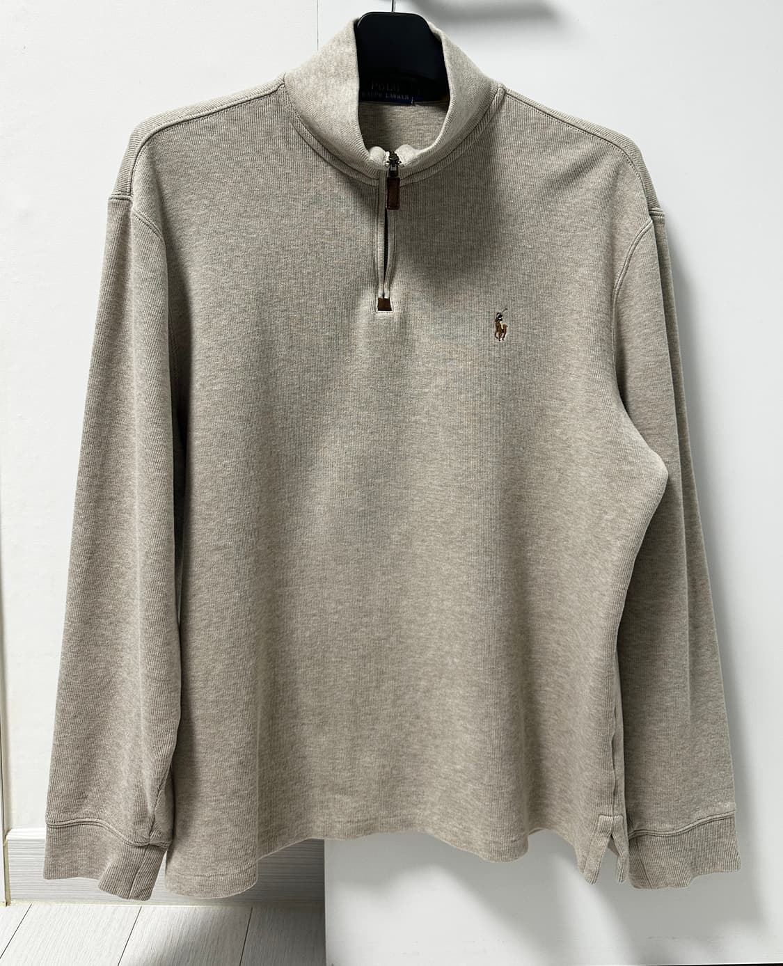 [폴로 랄프로렌] 남성 하프집업 LG사이즈 / 최신라벨 QR인증 상품이미지1