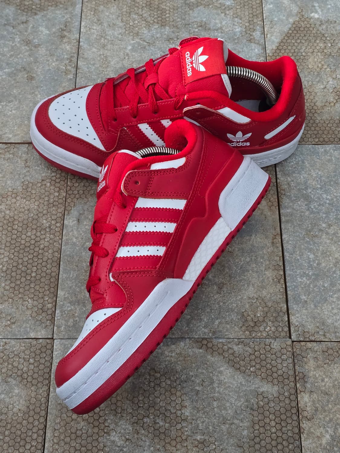 (230)아디다스 포럼 로우 스칼렛  상품이미지5