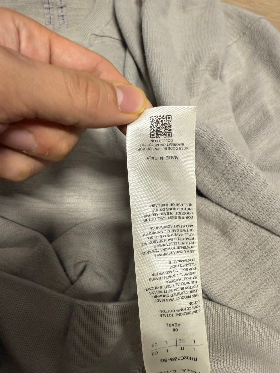 릭오웬스 게스크루넥 L 상품이미지3