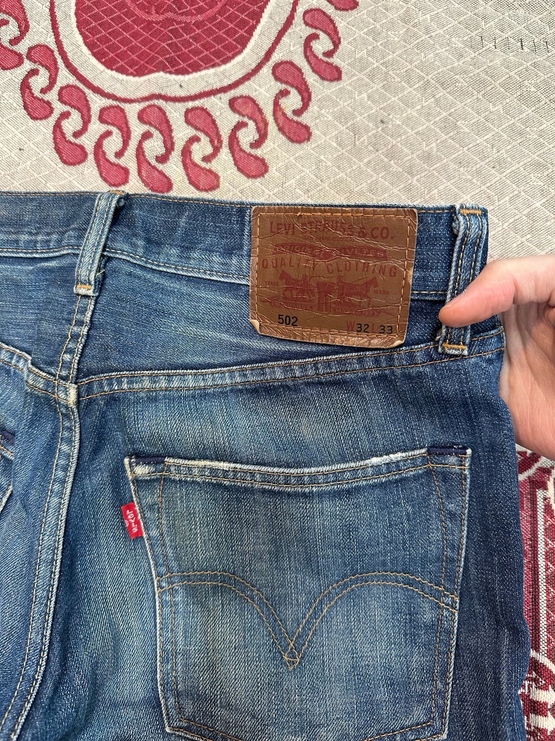 리바이스 502 더티워싱 데님 상품이미지6