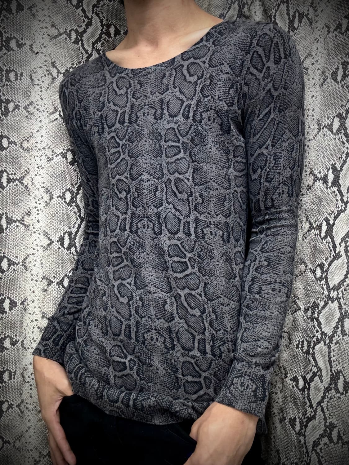 [00‘s V-Kei ] Full Python Print Sleeve 상품이미지2