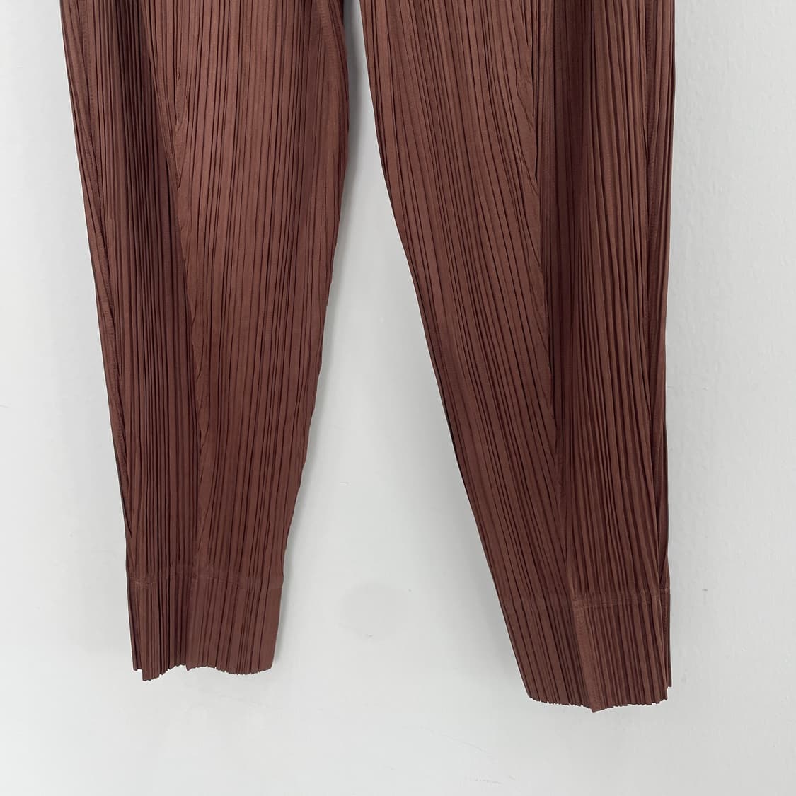 23년식 플리츠플리즈 브라운 팬츠 상품이미지5