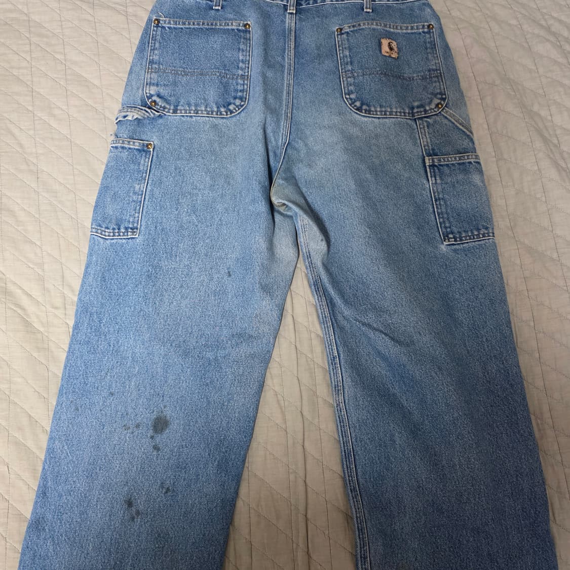 [38X34] 빈티지 칼하트 더블니 B73 DST 데님팬츠 B-5 상품이미지5