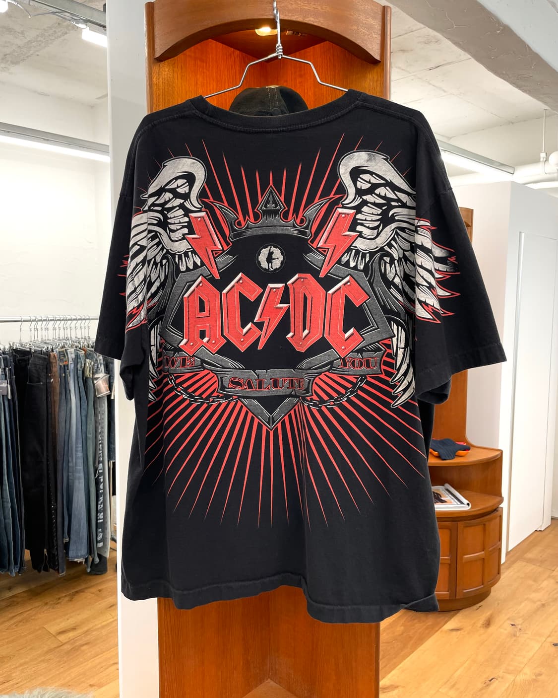AC/DC 부틀렉 빈티지 반팔 티셔츠 상품이미지4
