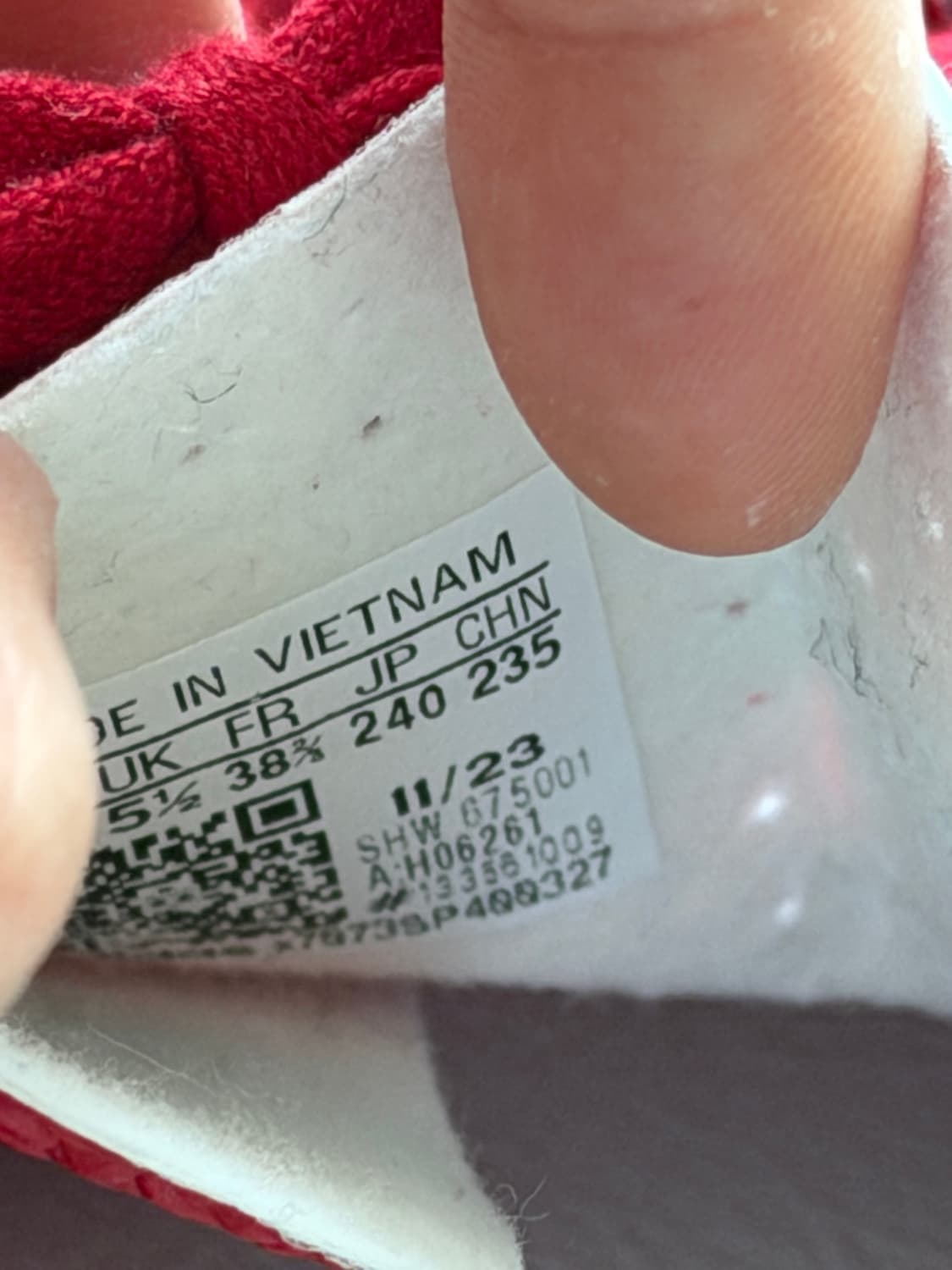 아디다스 가젤 레드 235 상품이미지4