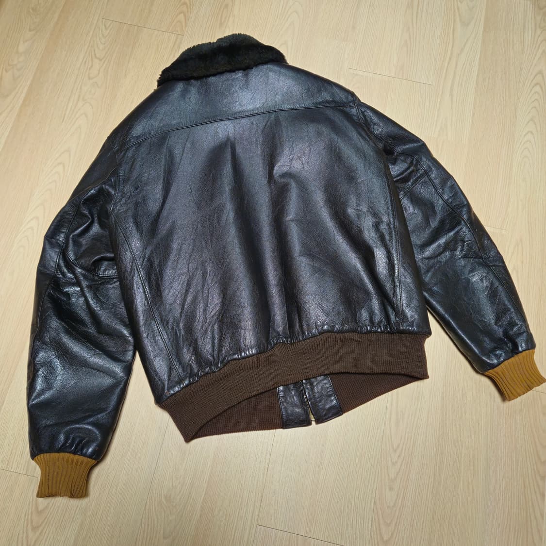 70s LLBean G-1 레더자켓 44사이즈 상품이미지2