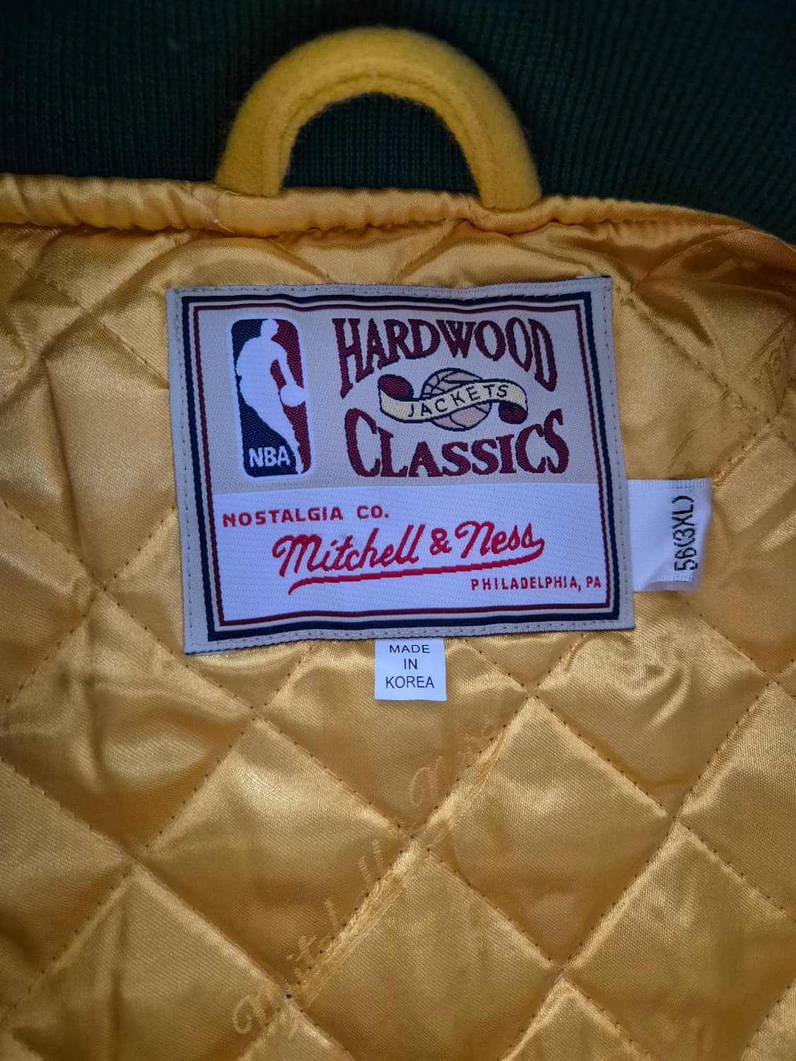 미첼앤네스 보스턴 셀틱스 바시티 자켓 상품이미지3