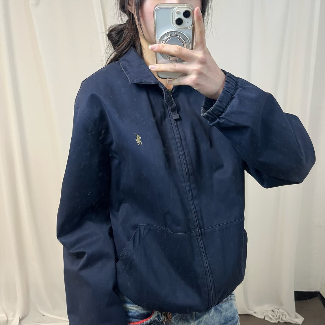 Polo Ralph Lauren navy blouson 상품이미지3