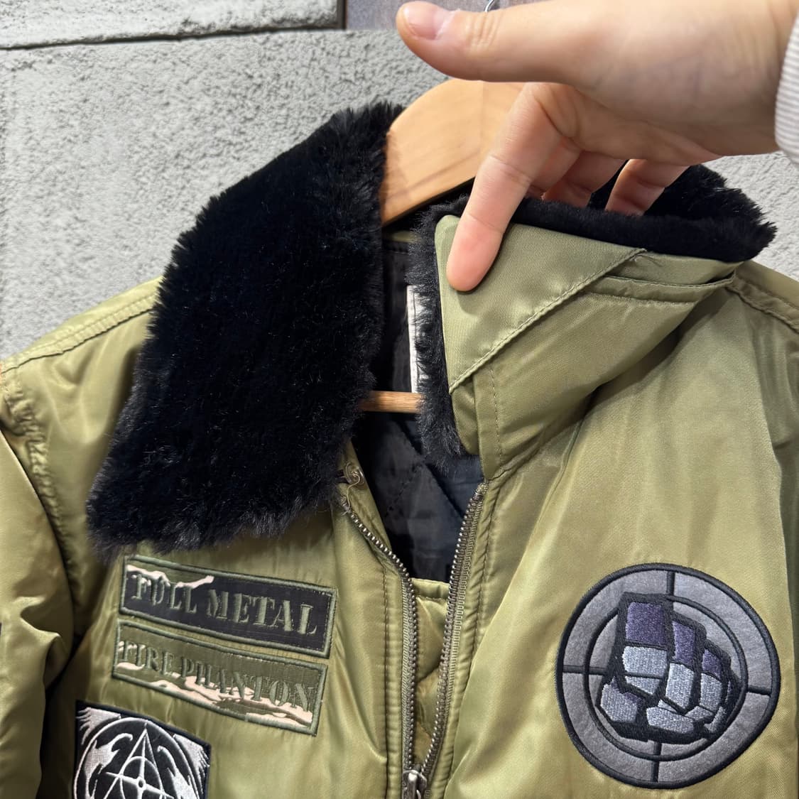 네스티팜 MA-1 항공 패치 자켓 (XL)  상품이미지4