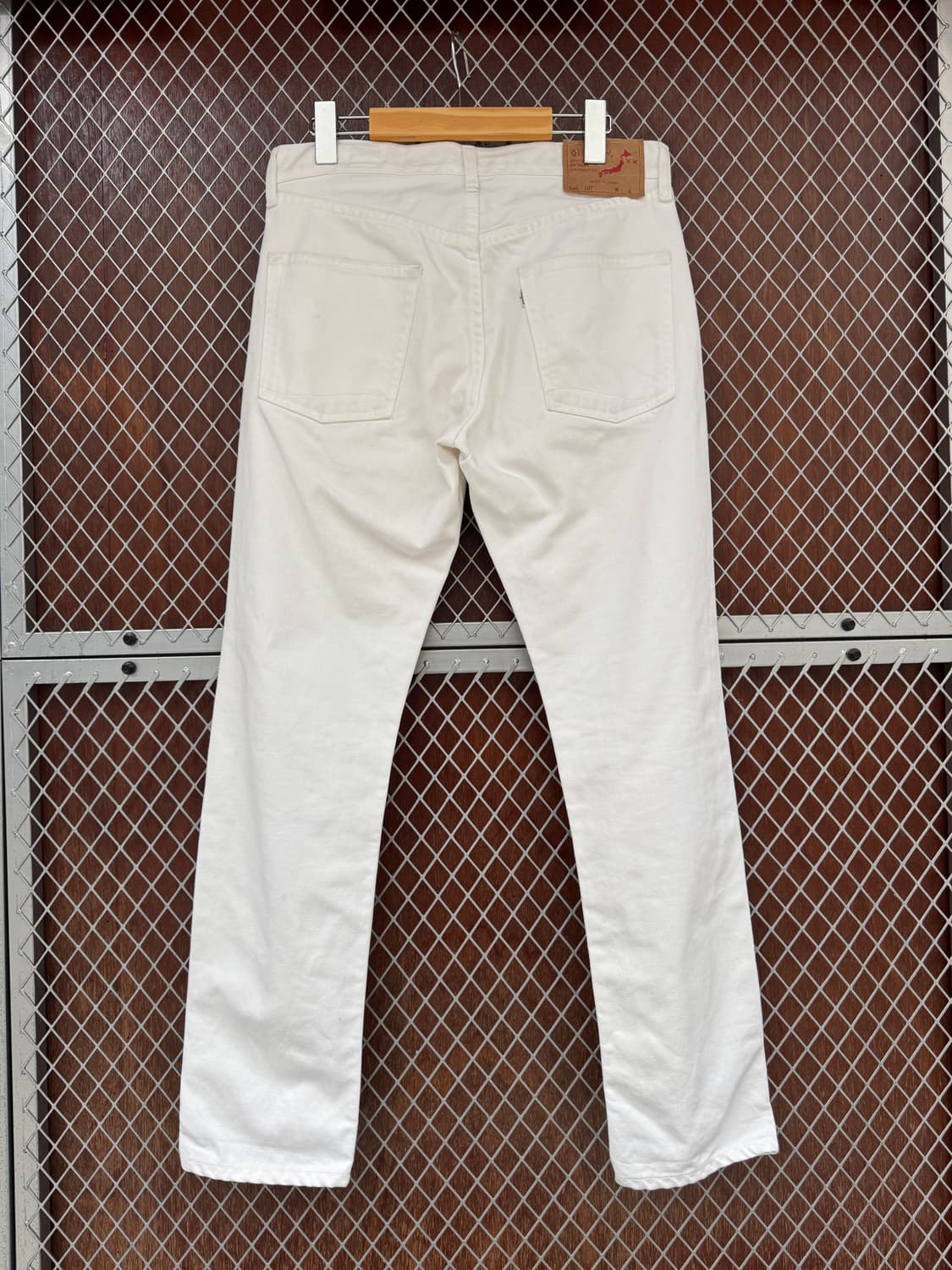 오어슬로우 107 화이트 데님팬츠 30 상품이미지4