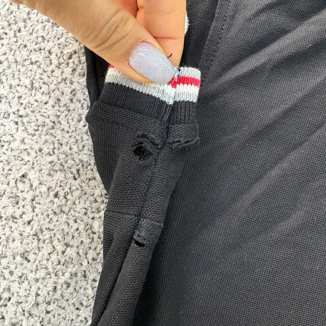 L 타미힐피거 카라 반팔티 폴로셔츠 0304J 상품이미지5